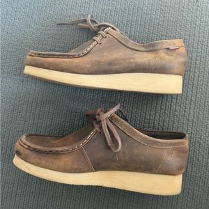 Clarks Brown Leather Loafers